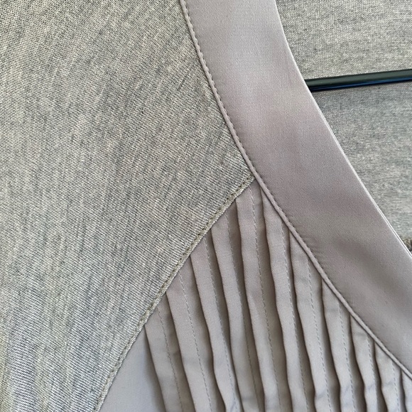 NWT Style & Co Women’s Taupe Pleated Top, size PS - Picture 2 of 8